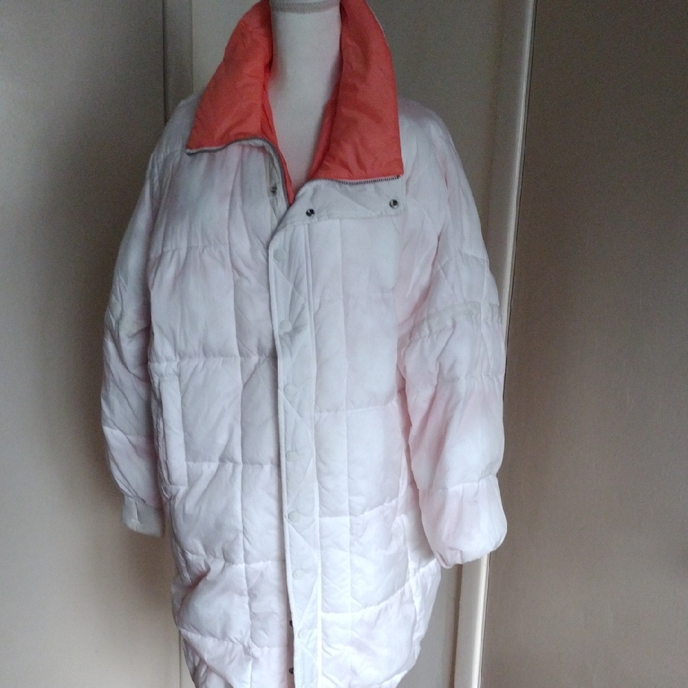 FP Movement by Free People Coral and White Puffer Jacket